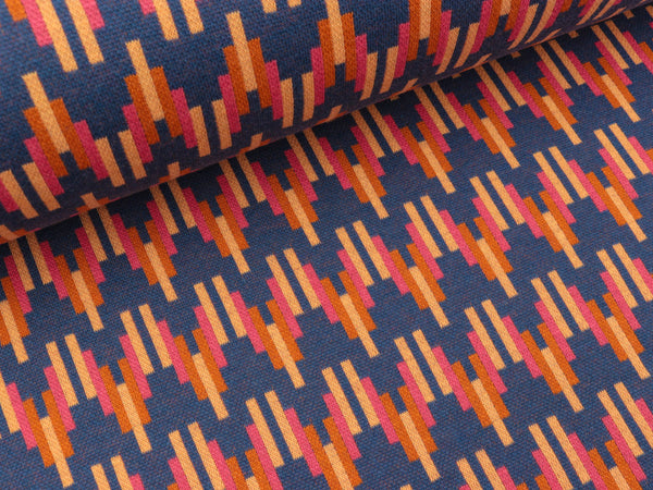 Hamburger Liebe 4 Farb-Jacquardjersey Bliss Pick a Stick atlantic