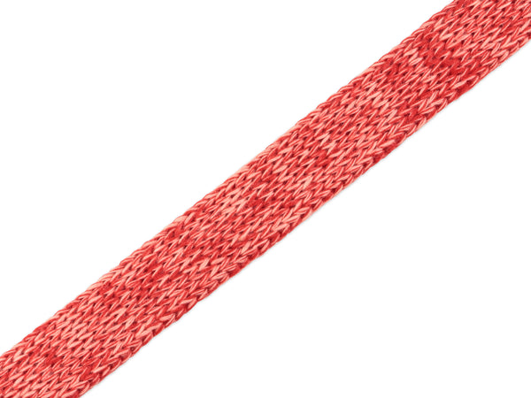 1m Flach- und Hoodiekordel Cord Me Plain Stitches flamme-nude meliert 20mm