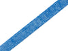 1m Flach- und Hoodiekordel Cord Me Plain Stitches bluette-azzuro meliert 20mm
