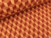 Hamburger Liebe 3D-Relief Jacquard Plain Stitches Diced Knit brucciato-melone
