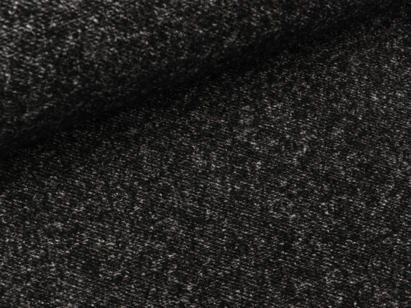 Wollstoff Marco schwarz meliert