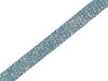 1m Flach- und Hoodiekordel Sparkle Cord Me garda-silber 20mm