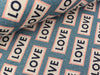 Hamburger Liebe Jacquard Sparkle Love petrol-silber