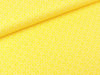 Baumwollpopeline A Spark of Happiness Paco Ornamente weiß-gelb
