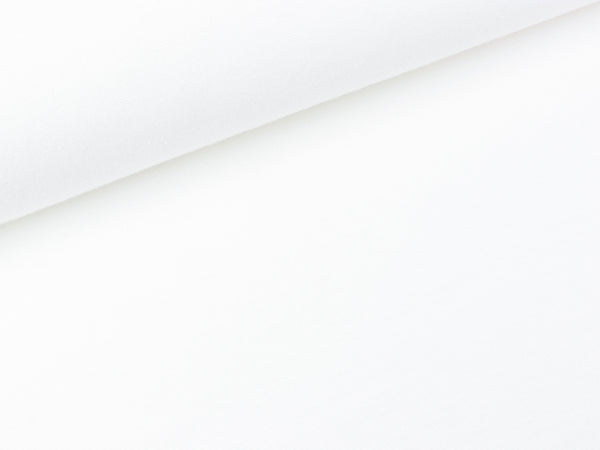 Molton 180 weiß uni