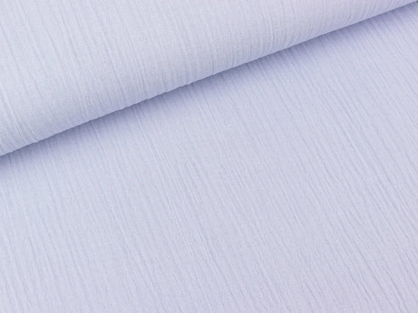 Baumwoll Double Gauze Jenke zartblau uni