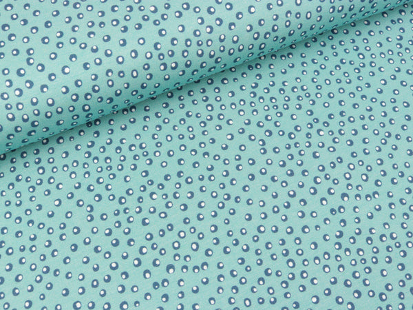 Baumwolljersey Little King Kullern auf Mint