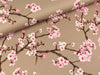 Stretch Viskosestoff Rosella Cherry Blossom beige