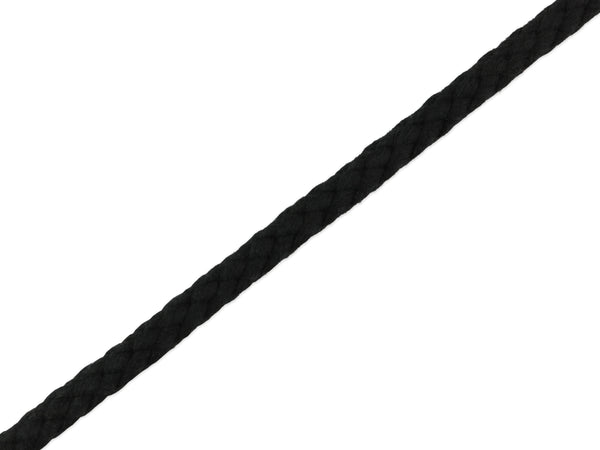 1m Flechtkordel Twist Me Big schwarz uni 12mm