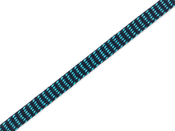 1m Flechtkordel Twist Me Dots blue navy-türkis 12mm