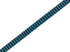 1m Flechtkordel Twist Me Dots blue navy-türkis 12mm