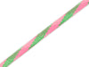 1m Flachkordel Twist Me Plaid verde erba-ortensia-rosa scuro-weiß 15mm