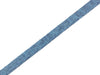 1m Flach- und Hoodiekordel Cord Me Bloom jeansblau melange-azzuro 12mm