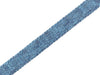 1m Flach- und Hoodiekordel Cord Me Bloom jeansblau melange-azzuro 20mm
