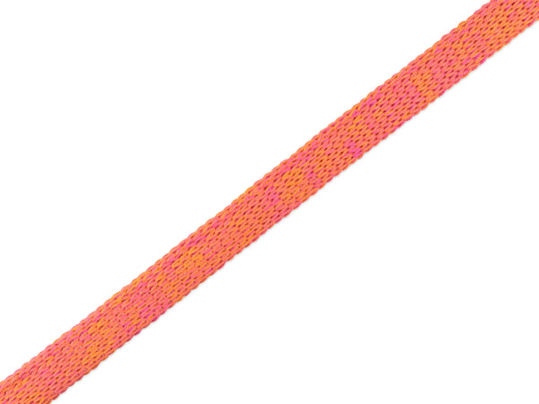 1m Flach- und Hoodiekordel Cord Me Bloom papaia-ortensia 12mm