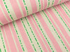 Hamburger Liebe Jacquard Bloom Pin Stripes rosa scuro-weiß-verde erba