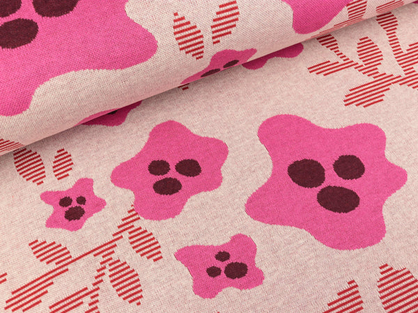 Hamburger Liebe Jacquard Bloom Big meringa-flamme-ortensia-bordeaux