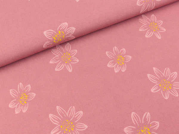 Viskosestoff Henrik Blumen auf Altrosa