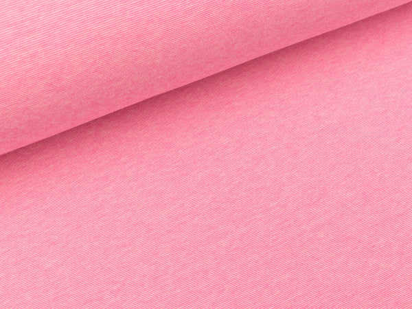 Bio Single-Jersey SOMMER MÉLANGE ortensia-meringa by Hamburger Liebe