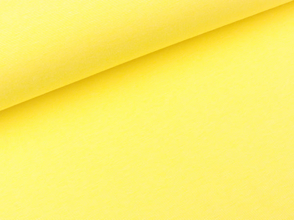 Reststück 30cm - Bio Single Jersey SOMMER MÉLANGE giallino-meringa by Hamburger Liebe