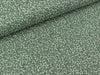 Baumwolljersey Print Dots bunt auf Dusty mint
