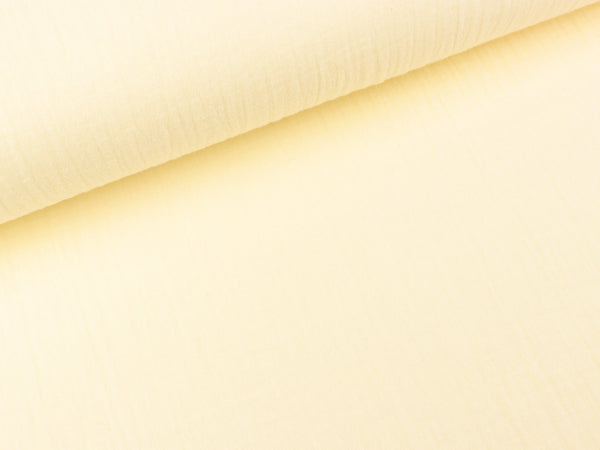 Baumwoll Double Gauze Jenke natur uni