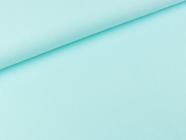 Baumwollpopeline mint uni