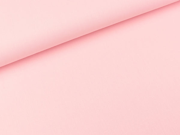 Baumwollpopeline rose uni