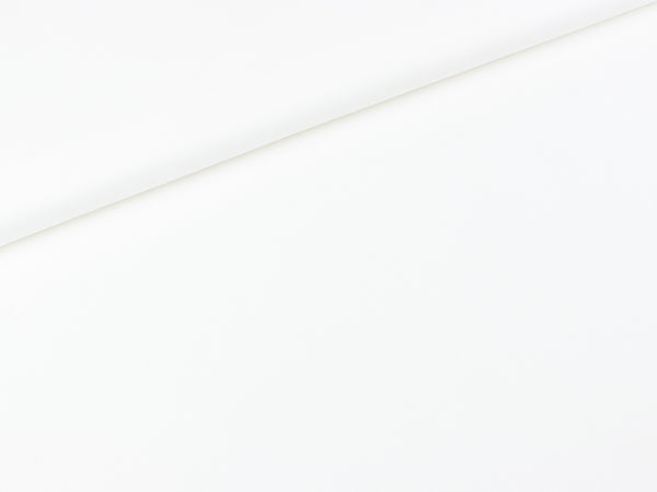 Baumwollpopeline weiß uni