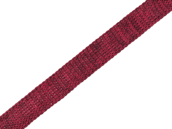 1m Flach- und Hoodiekordel Cord Me Orient Oxident prugna-bordeaux 20mm