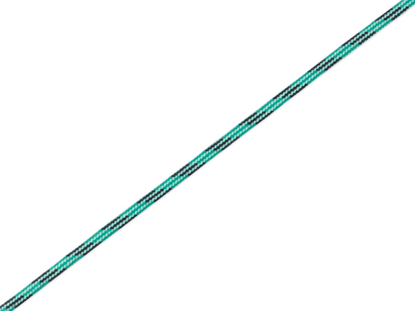 1m Flechtkordel Twist Me Slim Orient Oxident verdino-blue navy-weiß 5mm