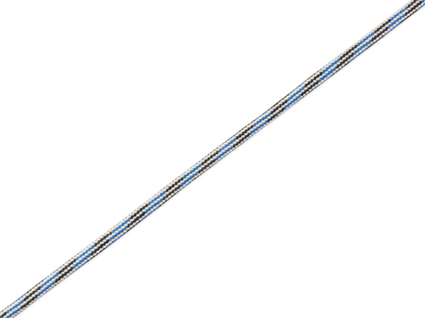 1m Flechtkordel Twist Me Slim Orient Oxident azzuro-schwarz-weiß 5mm