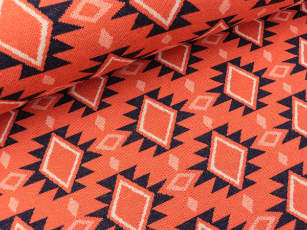 Hamburger Liebe 4 Farb-Jacquardjersey Orient Oxident Starlit luce rosso