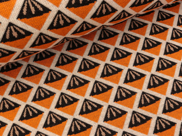 Hamburger Liebe 4 Farb-Jacquardjersey Orient Oxident Aladin papaia-bunt