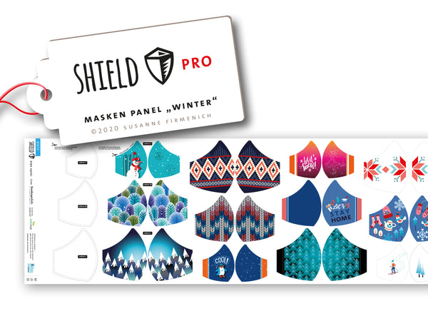 Albstoffe SHIELD Pro Masken Panel WINTER (rund) 50cm