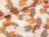 French Terry Print Farbkleckse bunt auf Beige