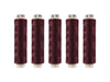 Hamburger Liebe Stitch Me 5er Nähgarn Set - Bordeaux - (5x 200m) Stärke 120