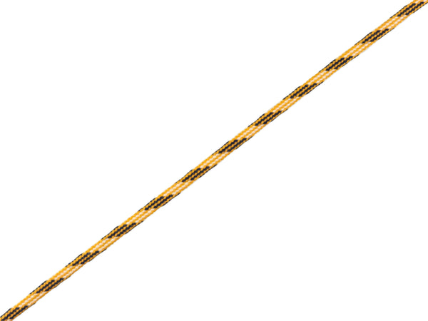 1m Flechtkordel Twist Me Slim curry-schwarz-weiß 5mm