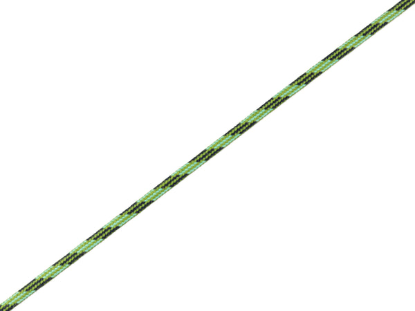 1m Flechtkordel Twist Me Slim olivia-verdino-schwarz 5mm