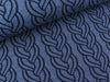 Hamburger Liebe Jacquard Sweet Home Plait Doubleface jeansblau melange-blue navy