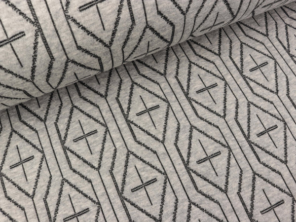 Hamburger Liebe Sweet Home Snuggle Step mittelgrau melange-schwarz