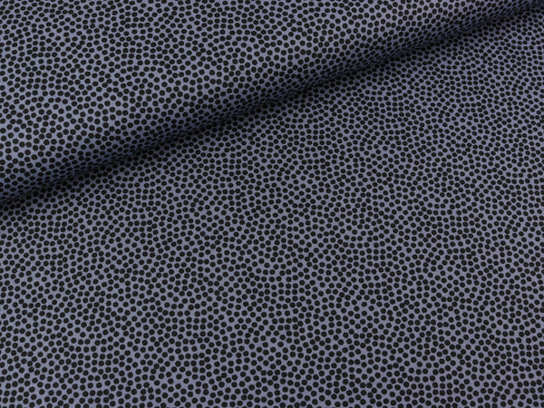 Baumwoll Webware Dotty Minipünktchen schwarz-dunkelgrau