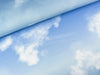 Modal French Terry Cloudy Sky blau-hellblau by Lycklig Design Panel 70cm