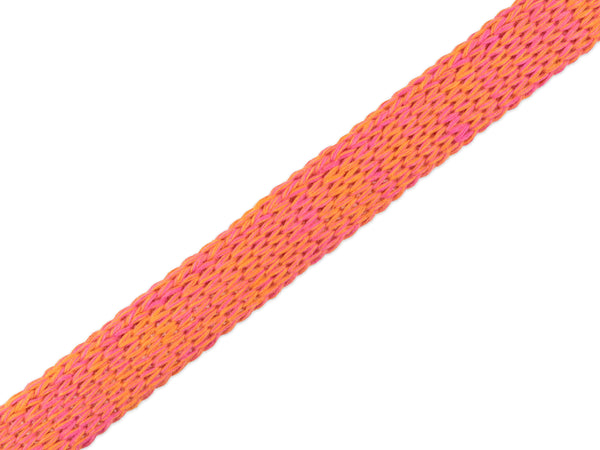 1m Flach- und Hoodiekordel Cord Me Sakura papaia-ortensia 20mm