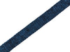1m Flach- und Hoodiekordel Cord Me Sakura blue navy-atlantic 20mm