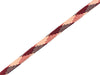 1m Flachkordel Twist Me Plaid Sakura flamme-rosa scuro-meringa-blue navy 15mm