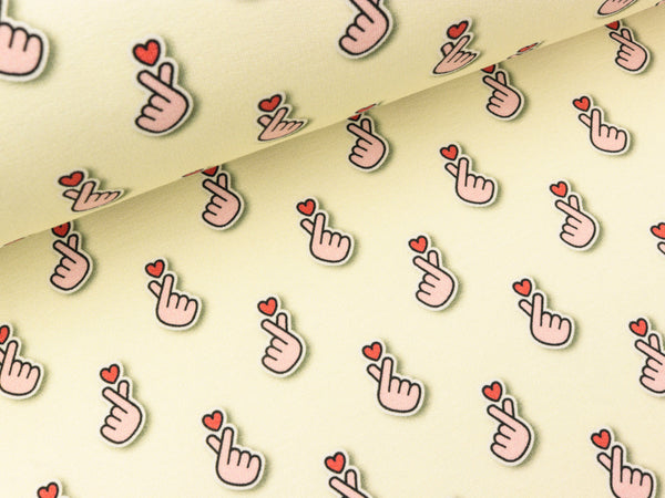 Hamburger Liebe Baumwollsweat Sakura Baby Hearts meringa