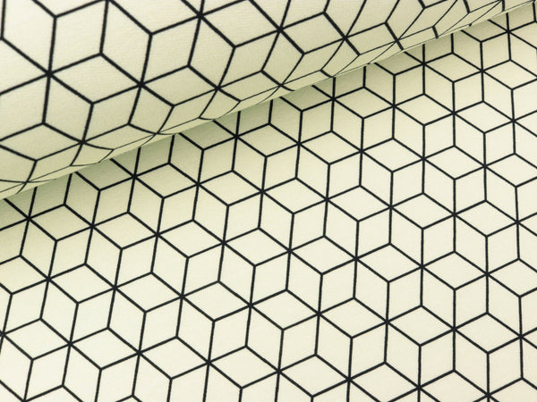 Hamburger Liebe Baumwollsweat Sakura Asanoha meringa-schwarz