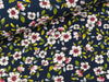 Tencel Modaljersey Flowers bunt auf Navy