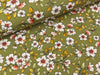 Tencel Modaljersey Flowers bunt auf Forest green